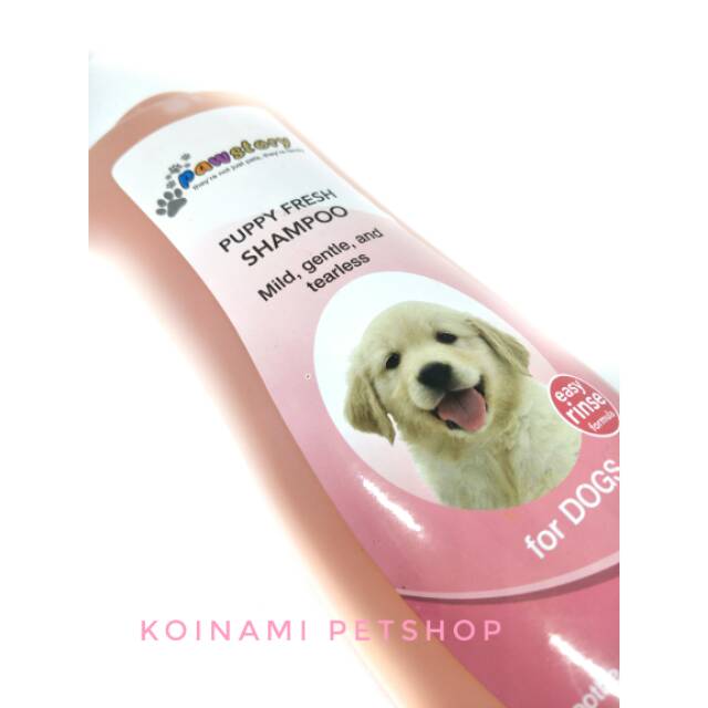 PAWSTORY PUPPY FRESH 600ml / shampo anjing baby / anak anjing / dog / mandi / pet