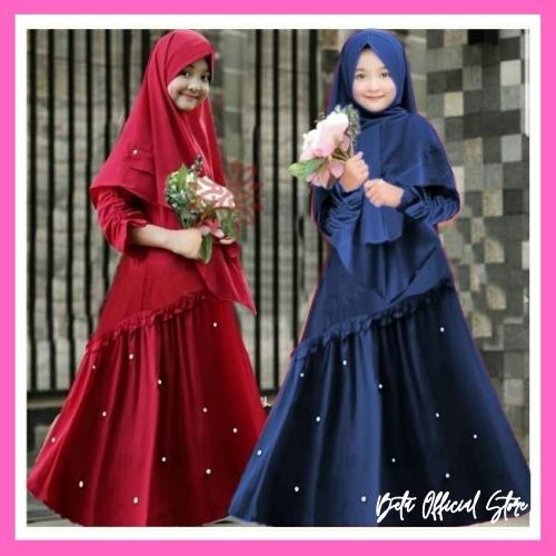 [✅COD] Novi Syari Kids /Gamis Anak laki-laki/Baju Muslim Anak Perempuan  UMUR USIA 7 8 9 10 TAHUN Pe