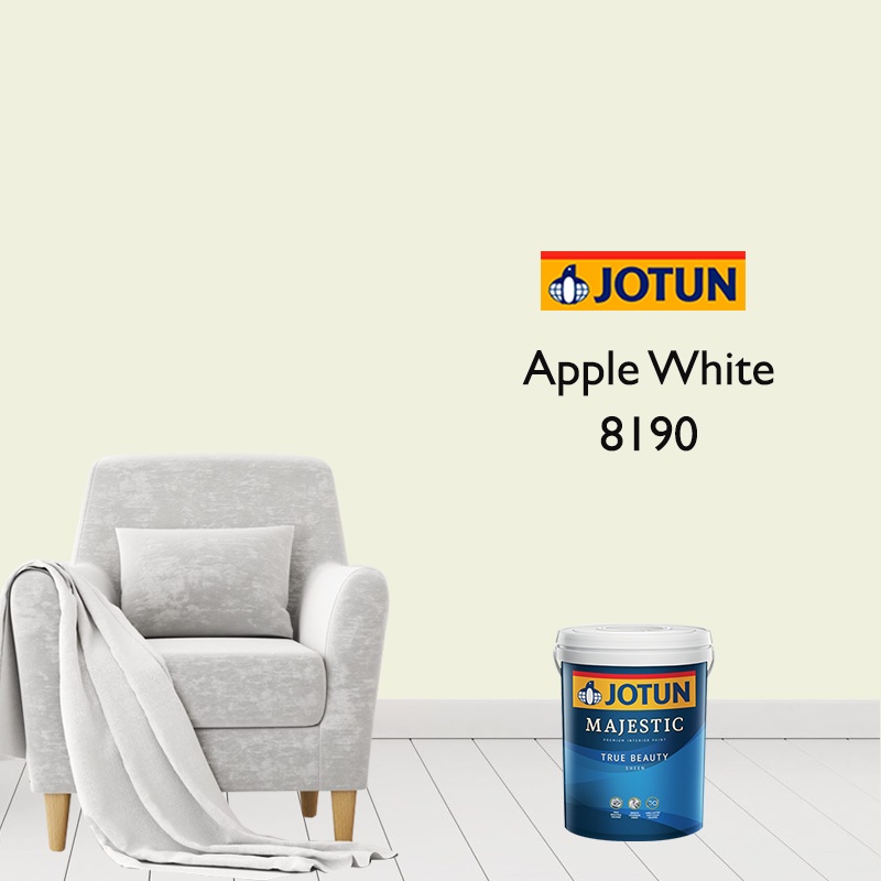 CAT TEMBOK INTERIOR JOTUN - APPLE WHITE/8190