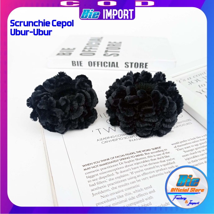 Ikat Rambut Korea Hitam Cepol Ubur-ubur Premium Import-1