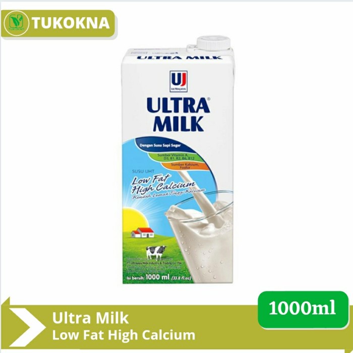 

Susu Ultra Milk Low Fat 1000ml