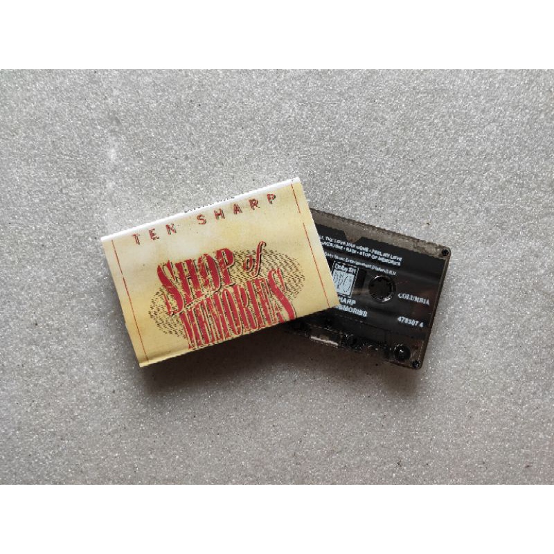 kaset pita synthpop pop rock TEN SHARP shop of memories not modern talking