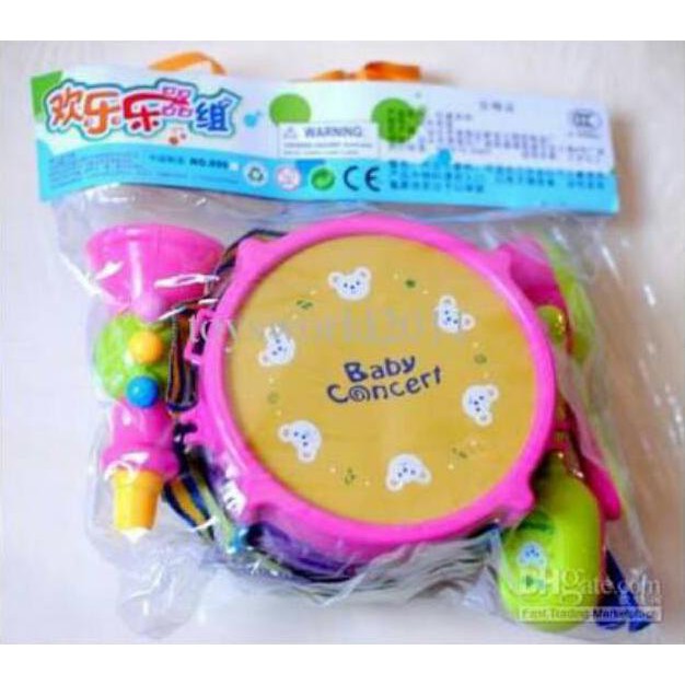 baby band concert mainan bayi anak balita drum kricikan saxophone tamborin