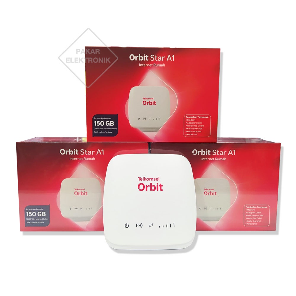 Advan Orbit Star A1 Modem Router Wifi 4G Free Perdana Orbit 150GB