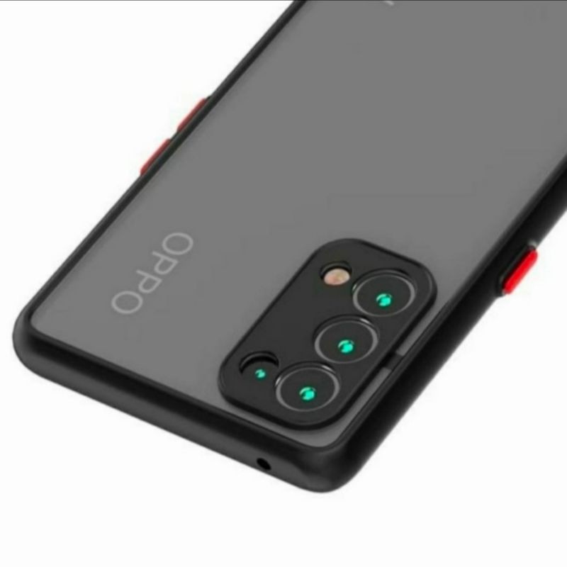 Oppo Reno 4 Reno 5 case fuze dove doff matte colour warna