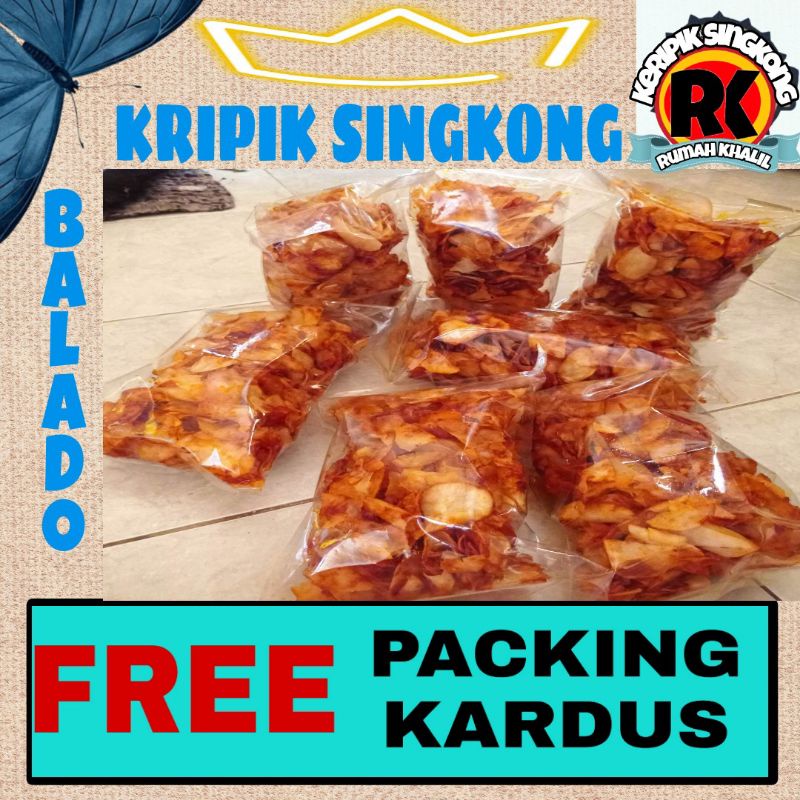 

KRIPIK KERIPIK SINGKONG BALADO HOMEMADE