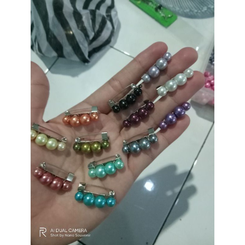 peniti bros dagu mutsin (12pcs)