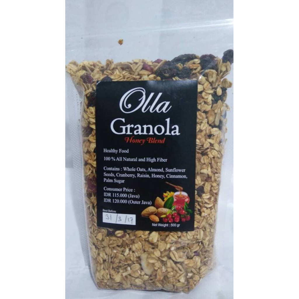 

MUESLI OLLA GRANOLA - MAKANAN SEHAT - CEMILAN - SNACK