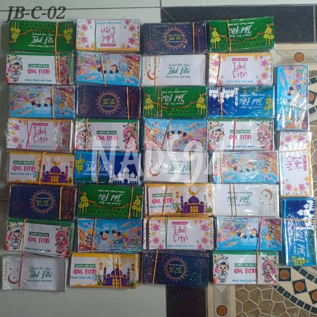 

Isi 10 lembar Ukuran Jumbo - Amplop Angpau Hari Raya Lebaran Idul Fitri Termurah