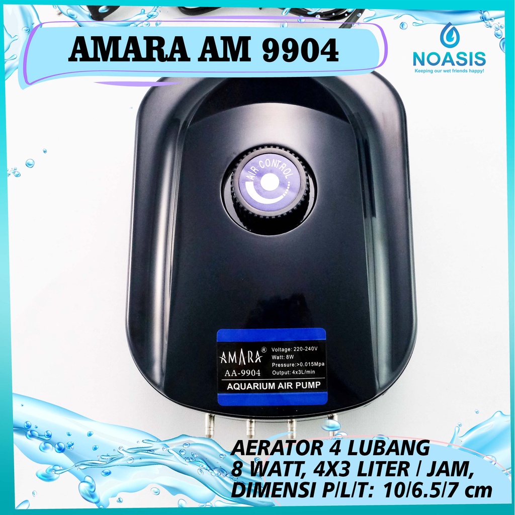 AMARA AA 9904 AIR PUMP AERATOR POMPA UDARA AA9904 4 LUBANG OUTLET