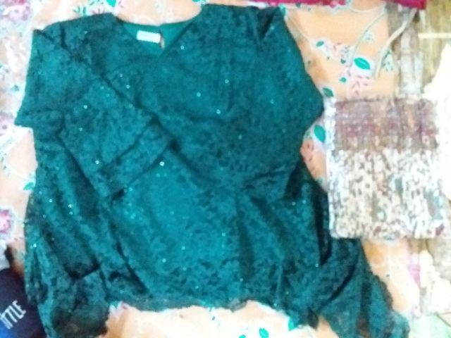Setelan Rinjani Dan Rok Duyung Batik Anak Hijauterangtosca, Tannisa Collection
