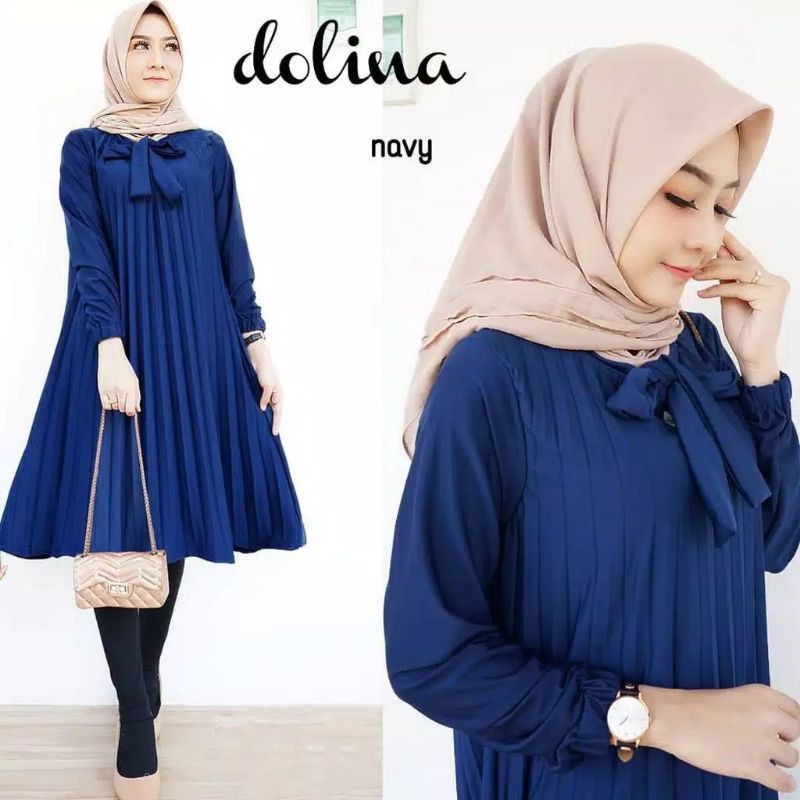 Dolina tunik atasan wanita fashion muslim