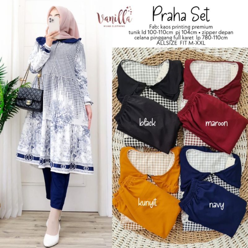 PRAHA SET by Vanilla Hijab Clothing