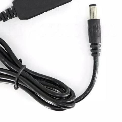 kabel usb dc step up 5v to 12v / usb adapter 5 volt to 12 volt dc - 9 VOLT