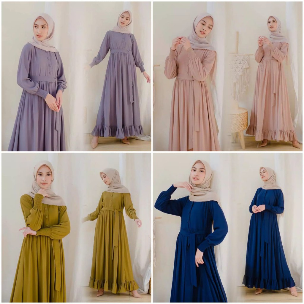 Harga Gamis Rubiah Terbaik Dress Muslim Fashion Muslim Juni 2021 Shopee Indonesia