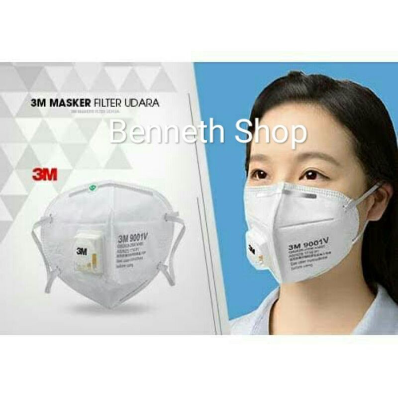 Masker N95 3M 9001V KN90 Original