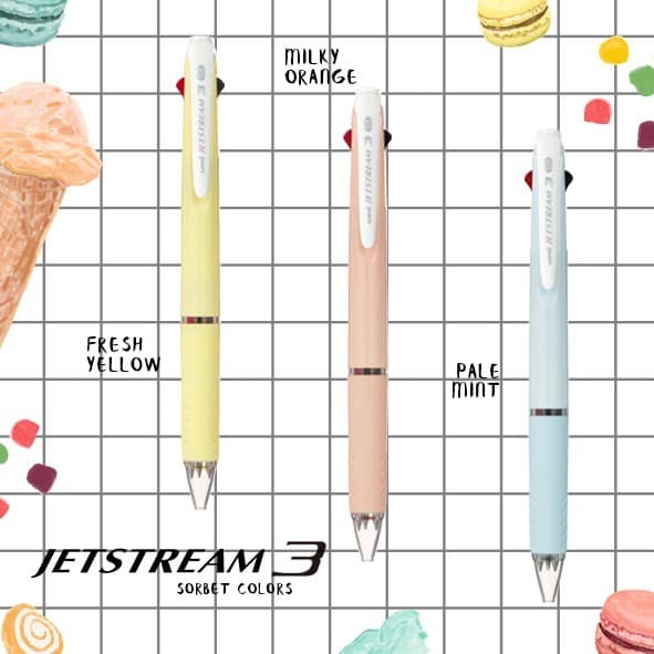 

Mudah Uni Jetstream 3 Color Ballpoint Multi Pen Limited Color - 0.5 Mm Hemat