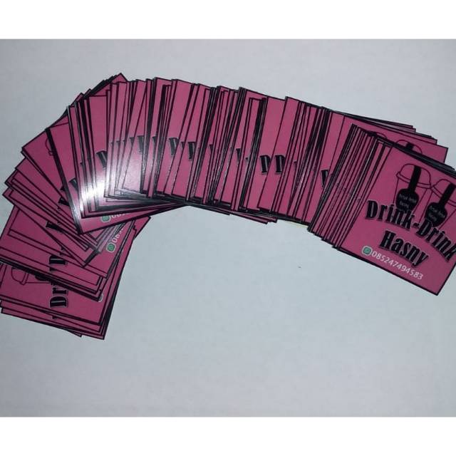 Stiker Makanan / Label Makanan / stiker pouch