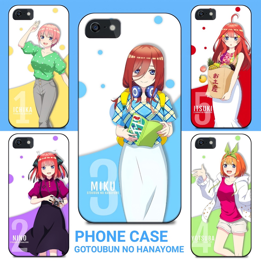 Phone Case GOTOUBUN NO HANAYOME Miku Nakano untuk Android & iPhone