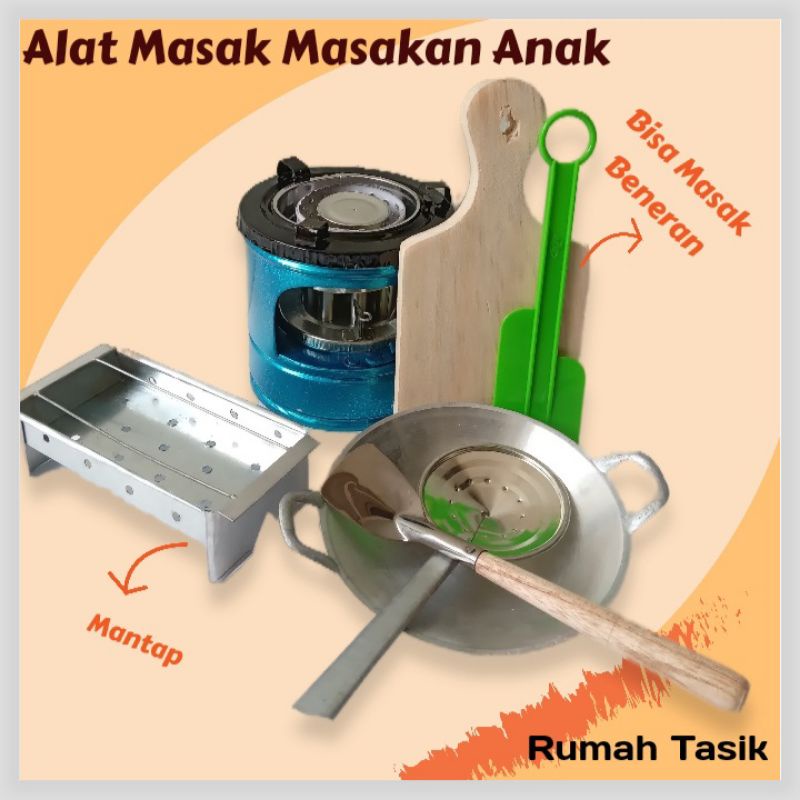 Set Mainan Masak Masakan Anak Paket Talenan Dan Sutil Pelengkap Mainan Masak MasaSshetkan