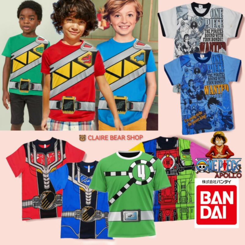 Bandai Tshirt Boys/ Kaos Bandai Anak Laki-laki