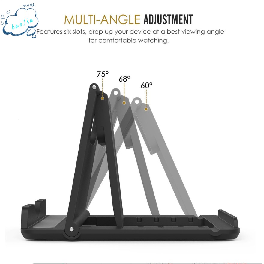 Mobile phone stents Multi-angle Desk Stand for mobile phone and mini tablet