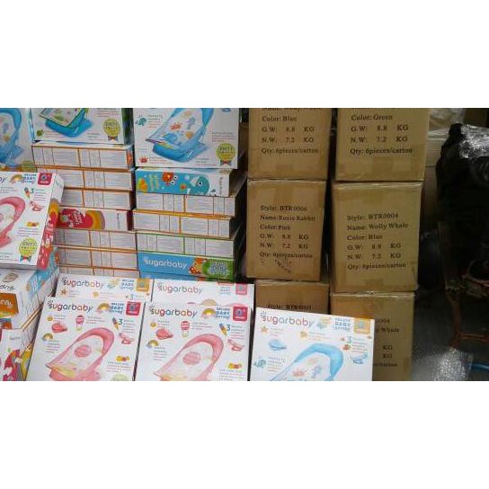 _ 7TJ SUGAR BABY BATHER  TEMPAT MANDI BAYI Jaring mandi JEMUR  BAK MANDI Bayi Bouncher Bouncer 