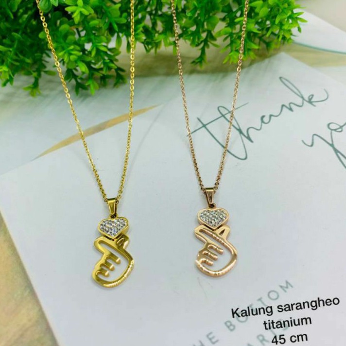 GG Kalung Jari Aku padamu Titanium