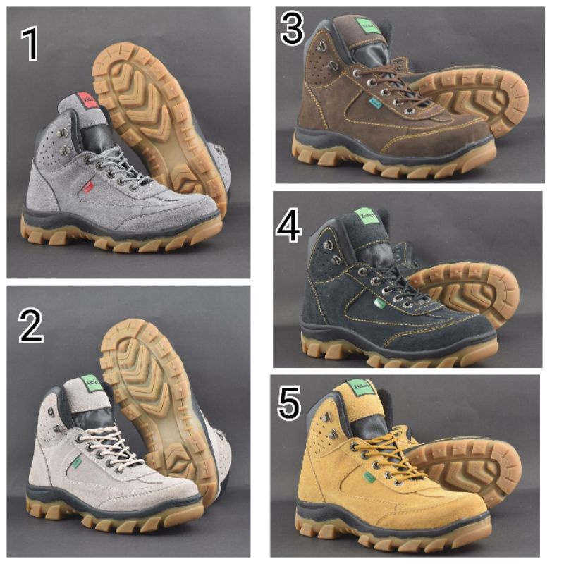 Sepatu Big Size Jumbo Pria Azcost Trekking Safety Boots Ukuran besar size 45 46 47 48