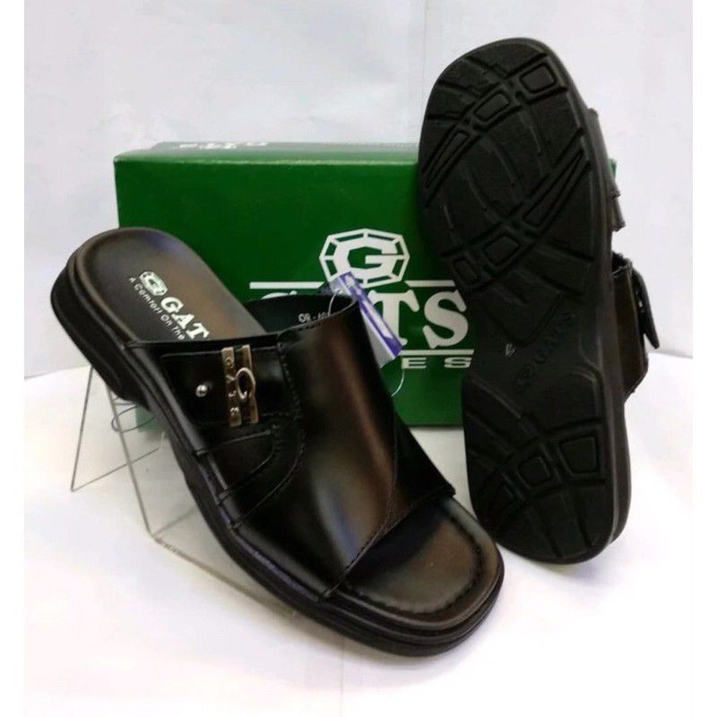 Gats OR 601 || OR601 Hitam Sandal Kulit ORIGINAL GATS SHOES
