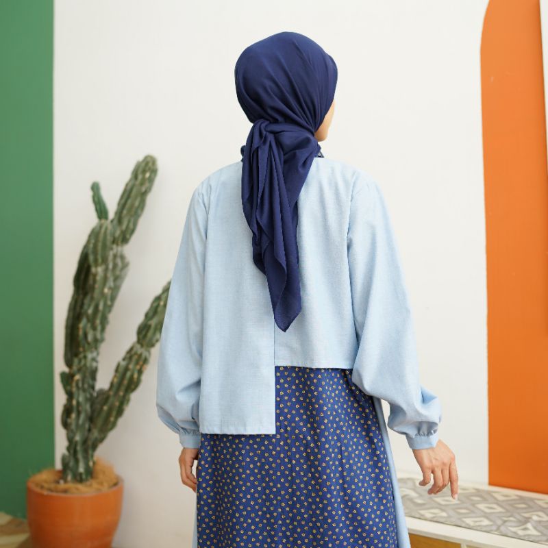 Eleanorre Unaysa Midi Dress Muslim Wanita