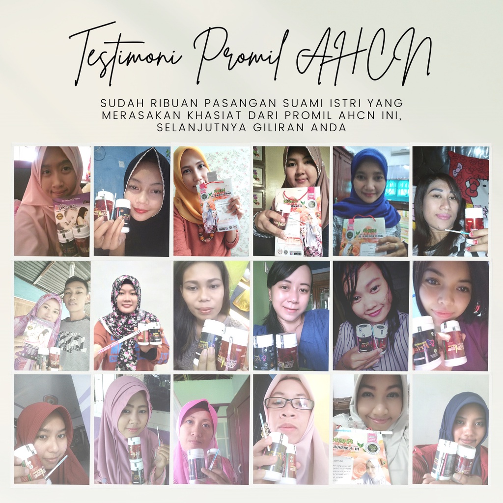 Paket Promil AHCN - Obat Kesuburan Pria & Wanita Untuk Penyubur Kandungan & Sperma Agar Cepat Hamil - Promil Lengkap Suami Istri Progam Hamil - Paket Obat Hamil Penyubur Kandungan & Sperma - AHCN 100% Herbal Asli-5