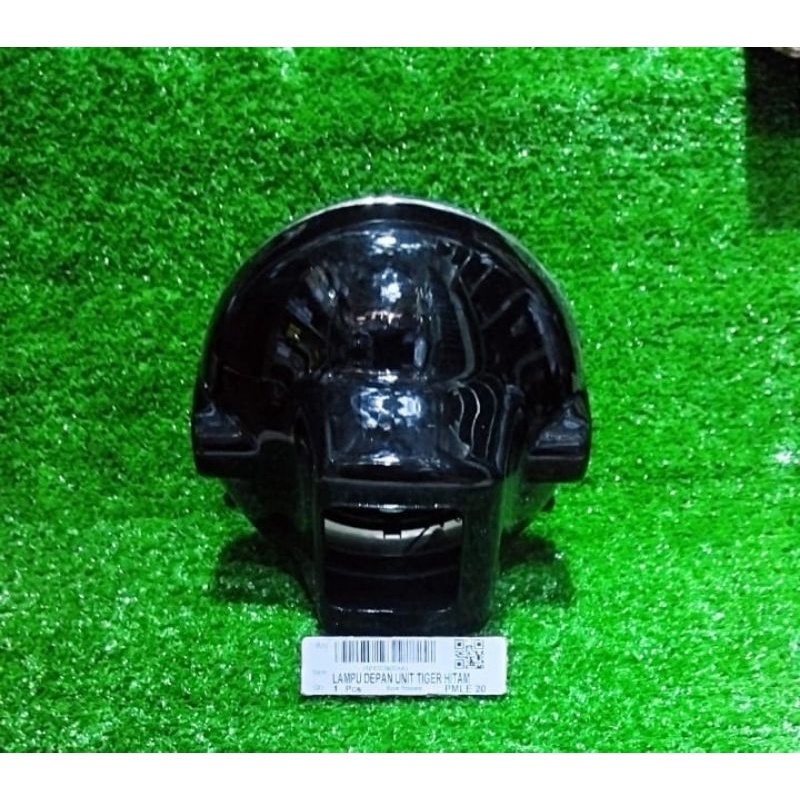 Lampu Depan Tiger Hitam / Reflector Tiger Hitam / Head Lamp Tiger Hitam merk Win