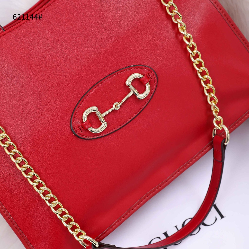 GC Horsebit Tote Bag Leather 621144