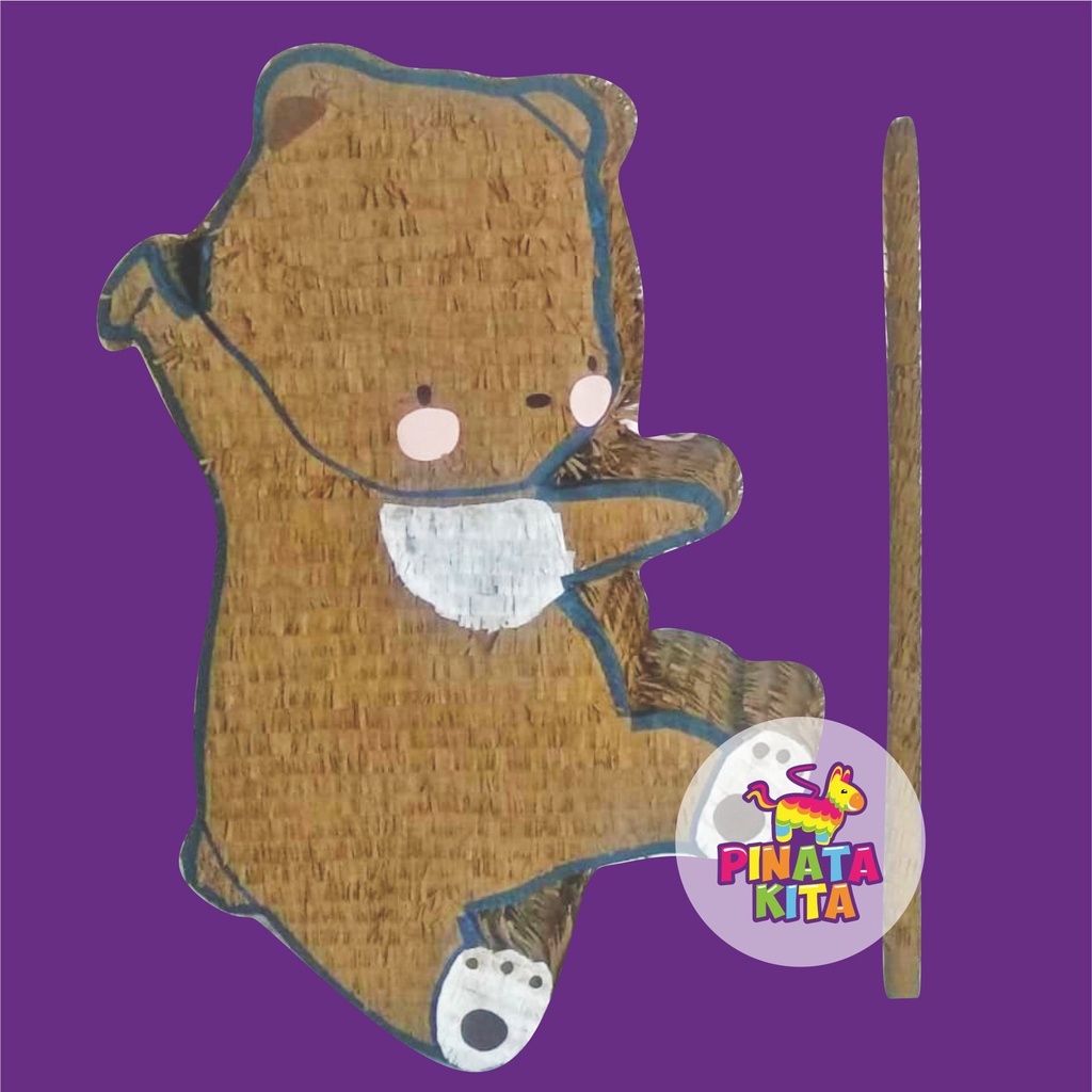 pinata beruang / pinata bear  / pinata beruang / pinata tarik / pinata pukul / pinata custom  / pina