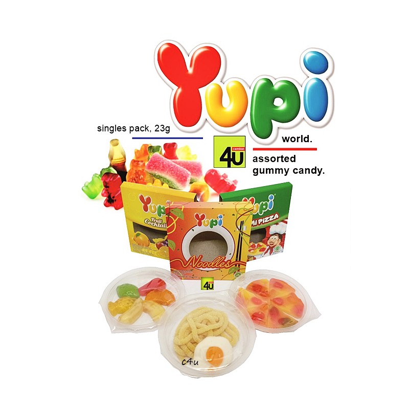 

YUPI Singles - MINI PACK Gummy Candy - 23g