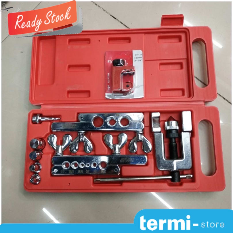 Alat Pempih Pipa Ac Flaring Swaging Tool Kit set Cutter