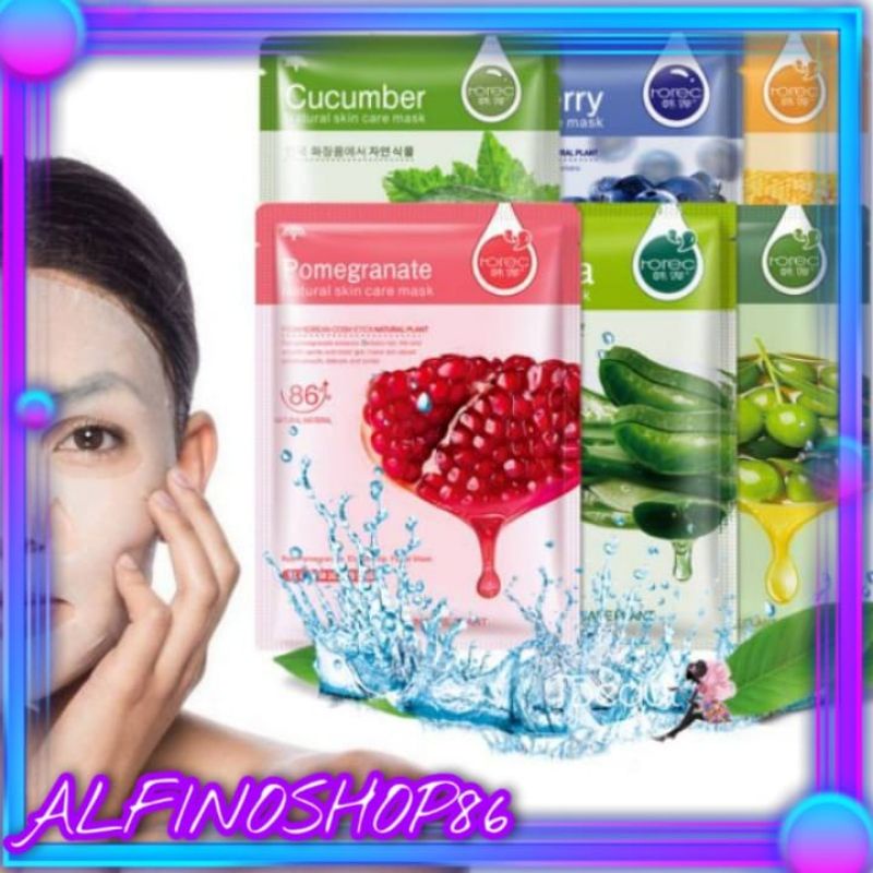 Rorec / Hchana Sheet Mask All Varian // Masker Wajah Rorec BIMG