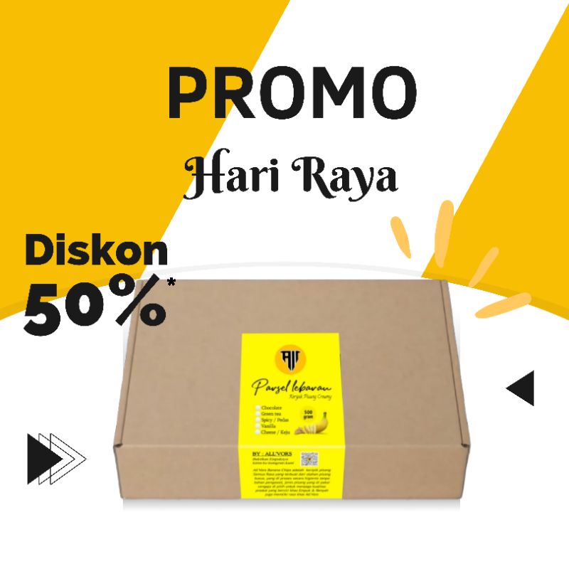 

(NEW) LIMITED EDITION! Parsel Lebaran By ALL'VORS Banana Chips 500grm | Hampers | Keripik Pisang Creamy | Snack Lebaran | Jajanan | Cemilan Kekinian | Cemilan Estetik