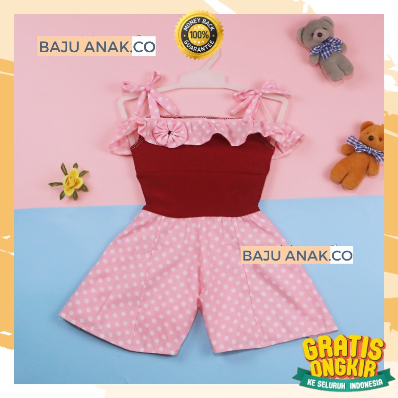 JUMPSUIT SWEETY  BAYI-4 THN JUMPSUIT ANAK GAUN PESTA ANAK PEREMPUAN DRESS ANAK PEREMPUAN IMPORT