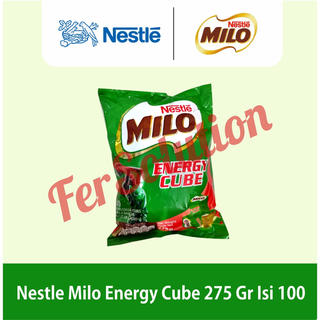 

Nestle Milo Energy Cube 275 Gr Isi 100 – pembelian 3 pcs