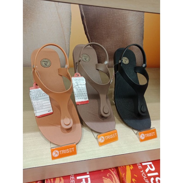 sandal karet merk triset