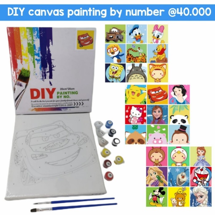 

Produk Terbaru Dit Canvas Painting By Number Mewarna Anak