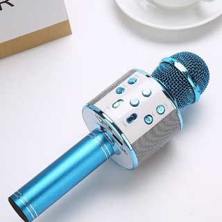 Jual MIC Bluetooth WS-858 Wster Smule Wireless Karaoke / Mickrofon