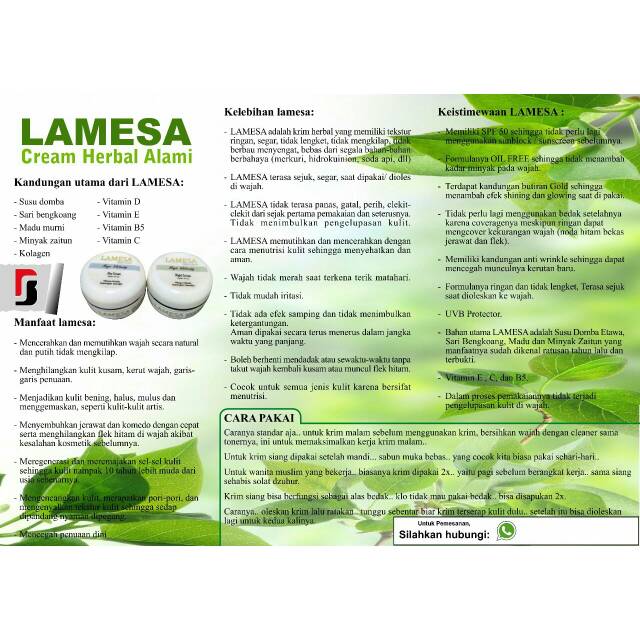 

Promo terlaris Cream Zaitun krim wajah mencerahkan herbal hilangkan jerawat flek hitam kulit kering.