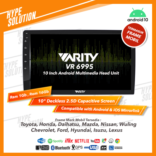 Varity VR 6995 Headunit android 10 inchi XTRAIL 2014