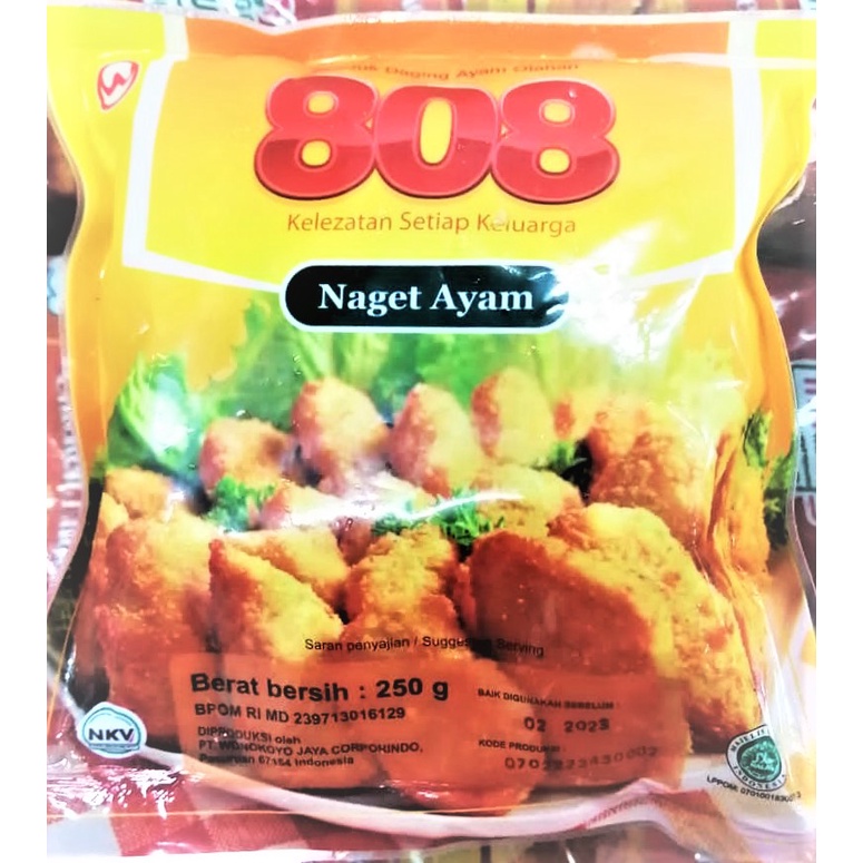 

808 Nugget Ayam 250gr