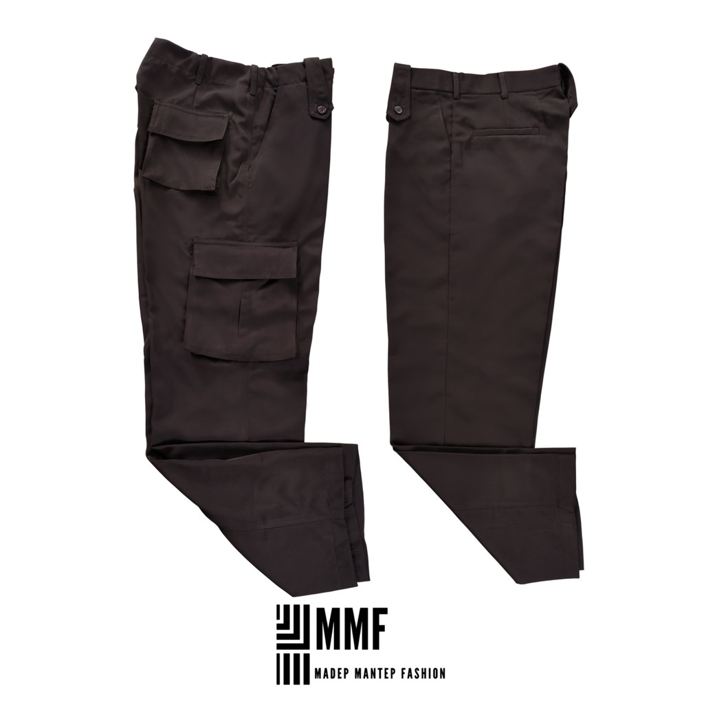 CELANA PDH PDL COKLAT POLRI BRIMOB SECURITY SATPAM PDH SUS PDL JATAH POLRI ASLI. COKLAT TUA SATPAM