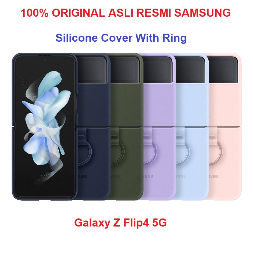 SAMSUNG Silicone Cover With Ring Galaxy Z Flip4 5G Original