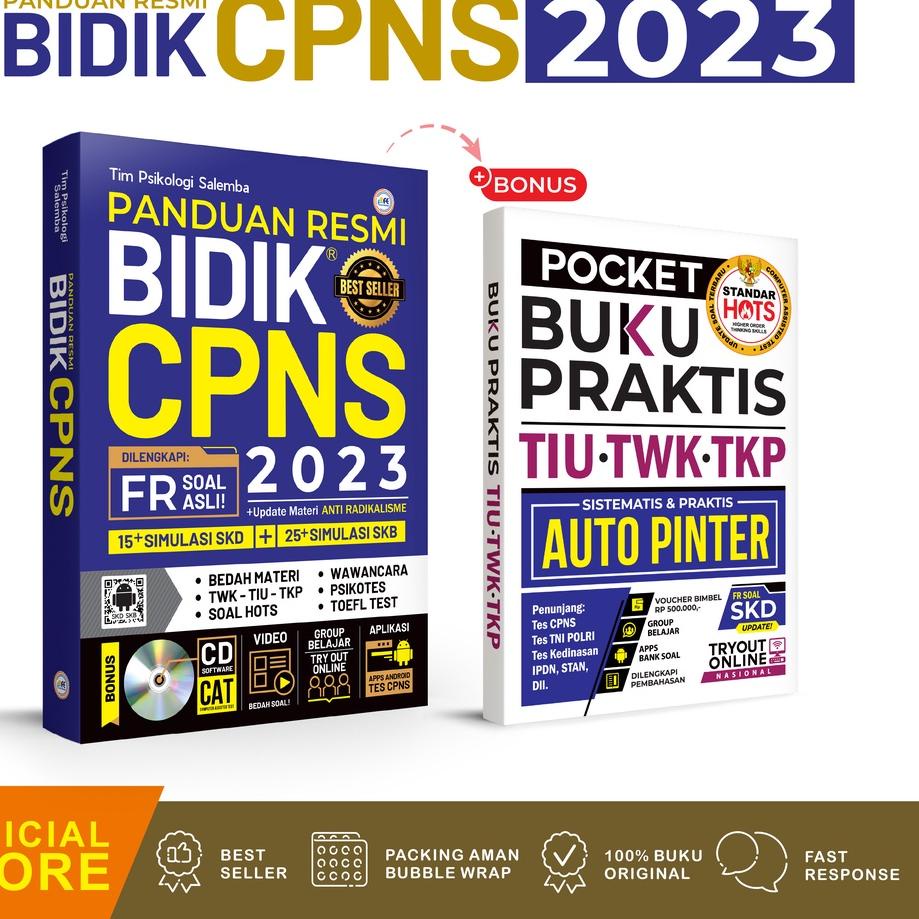 Best - Panduan Resmi Bidik CPNS 2023 + BONUS POCKET TIU TWK DAN TKP